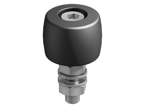 Комплект Алютех для откатных ворот с шиной 5,3 м, стальные опоры до 450 кг. от 10 шт.